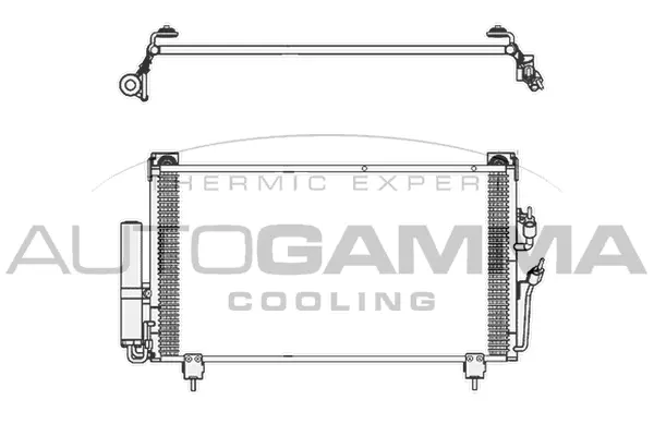 Condenseur, climatisation AUTOGAMMA 105151