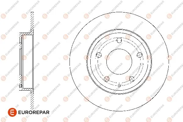Disque de frein EUROREPAR 1676008480