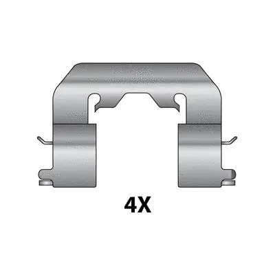 Kit d'accessoires, plaquette de frein à disque RAICAM 12079596