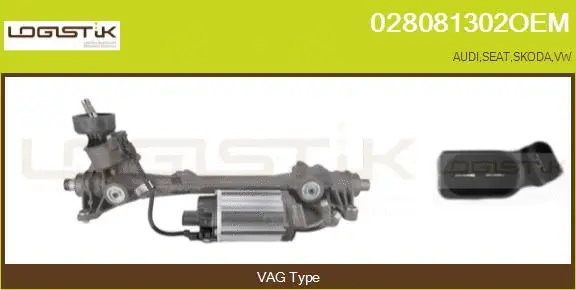 Crémaillère de direction LGK 028081302OEM