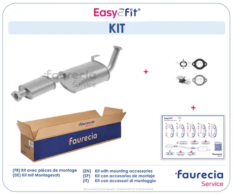 Silencieux avant Faurecia FS30706