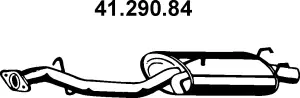 Silencieux arrière EBERSPÄCHER 41.290.84