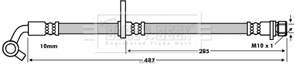 Flexible de frein BORG & BECK BBH7681