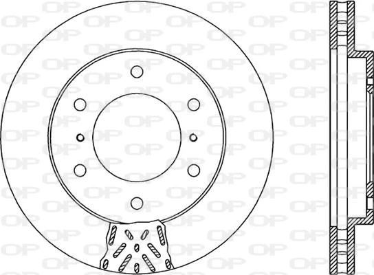 Disque de frein OPEN PARTS BDR1873.20