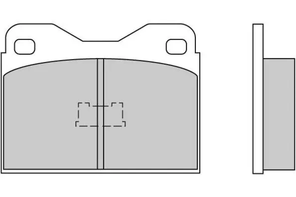 Kit de plaquettes de frein, frein à disque E.T.F. 12-0135