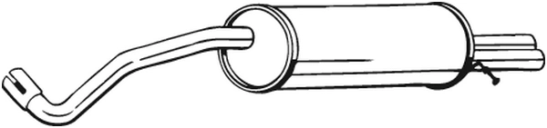 Silencieux arrière KLOKKERHOLM 280-137