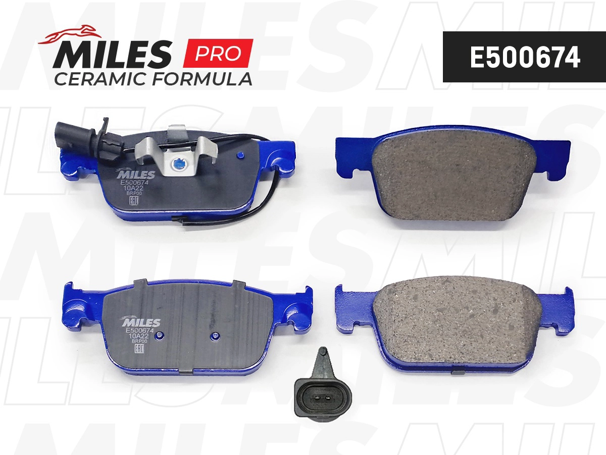 Kit de plaquettes de frein, frein à disque MILES E500674