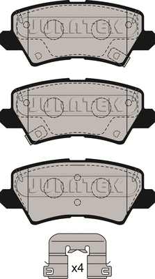 Kit de plaquettes de frein, frein à disque JURATEK JCP8276