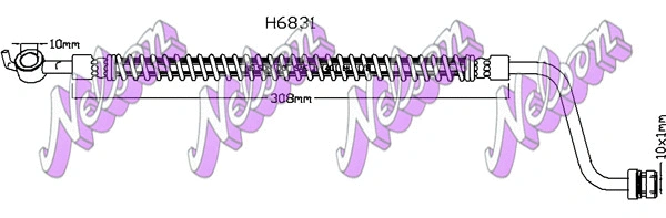Flexible de frein KAWE H6831