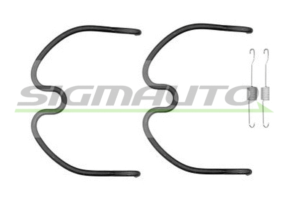 Kit d'accessoires, mâchoire de frein SIGMAUTO SK0872