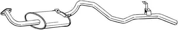 Silencieux arrière BOSAL 286-039