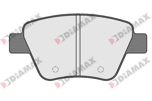 Kit de plaquettes de frein, frein à disque DIAMAX N09222