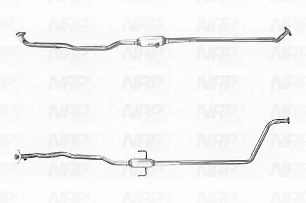 Tuyau d'échappement NAP carPARTS GmbH CAC10650