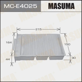 Filtre, air de l'habitacle MASUMA MC-E4025