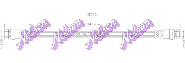 Flexible de frein KAWE H1575