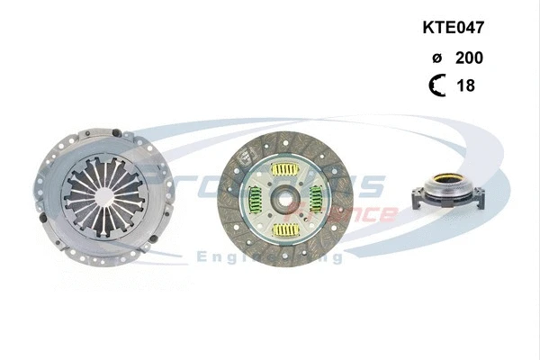 Kit d'embrayage PROCODIS FRANCE KTE047