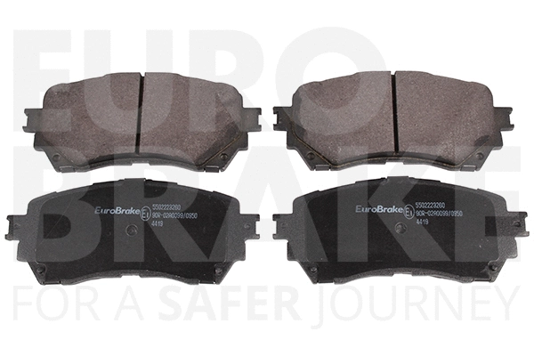 Kit de plaquettes de frein, frein à disque EUROBRAKE 5502223260