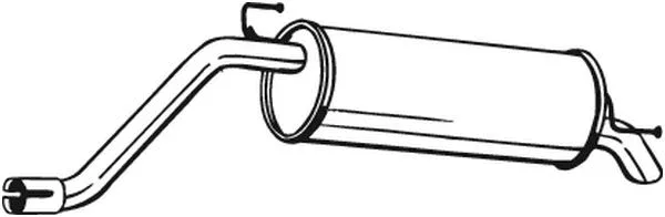 Silencieux arrière BOSAL 148-145
