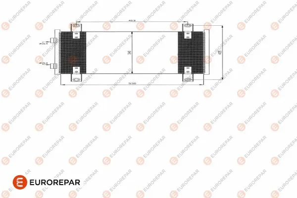 Condenseur, climatisation EUROREPAR E163368