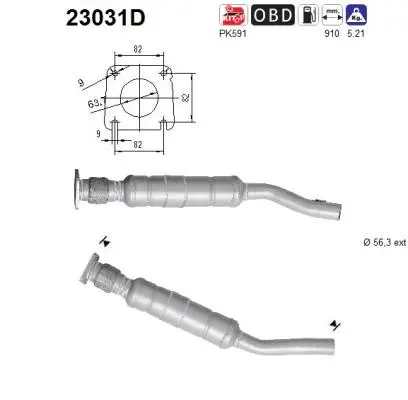 Catalyseur AS 23031D