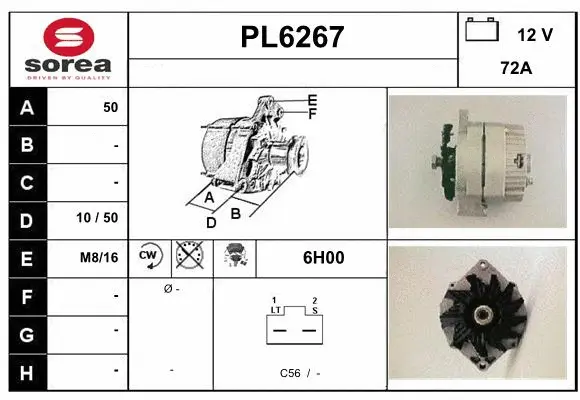 Alternateur SERA PL6267