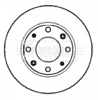 Disque de frein BORG & BECK BBD4882