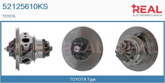 Groupe carter, turbocompresseur REAL 52125610KS