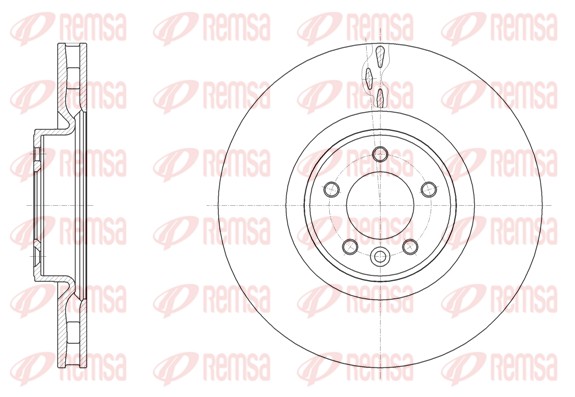 Disque de frein REMSA 61611.10