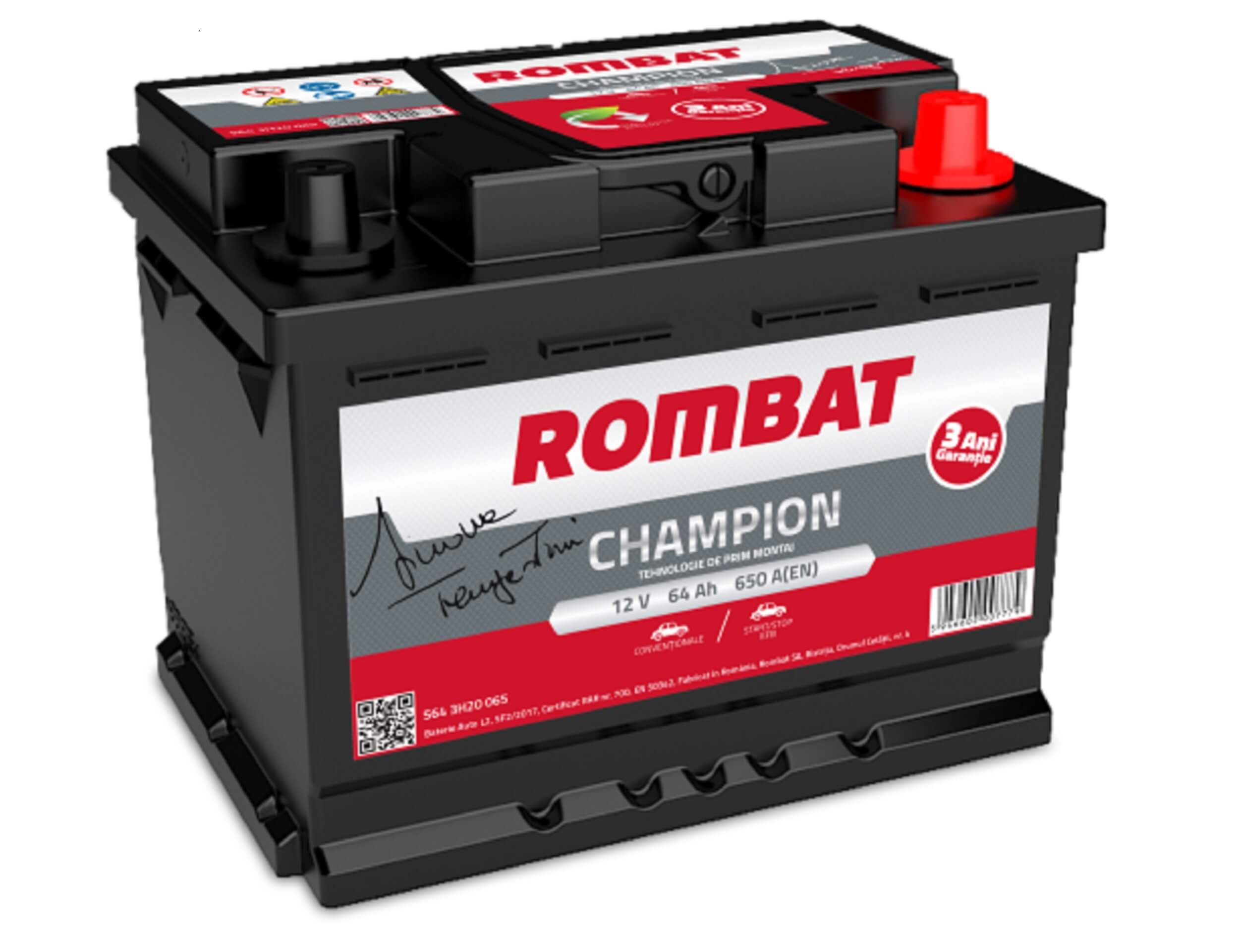 Batterie de démarrage ROMBAT 564 3H20 065