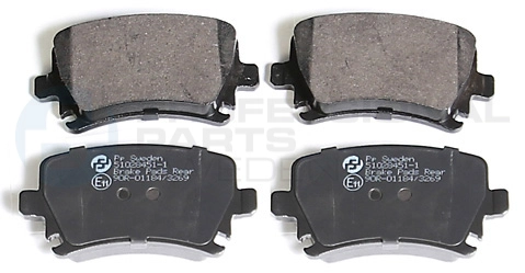 Kit de plaquettes de frein, frein à disque Professional Parts 51028451-1