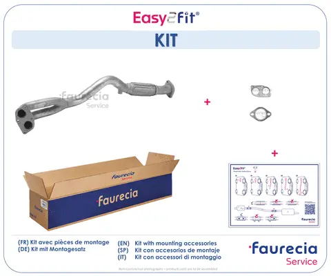Tuyau d'échappement Faurecia FS01081