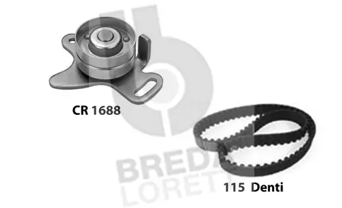 Kit de courroie crantée BREDA LORETT KCD0391