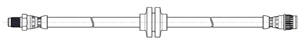 Flexible de frein CEF 512440