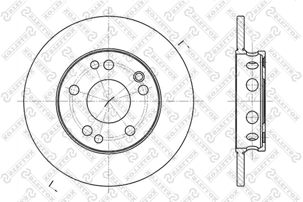 Disque de frein STELLOX 6020-3306-SX