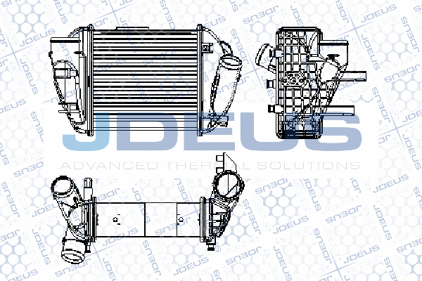 Refroidisseur d'air de suralimentation JDEUS RA8010211