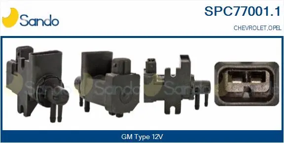 Transmetteur de pression, contrôle des gaz d'échappement SANDO SPC77001.1