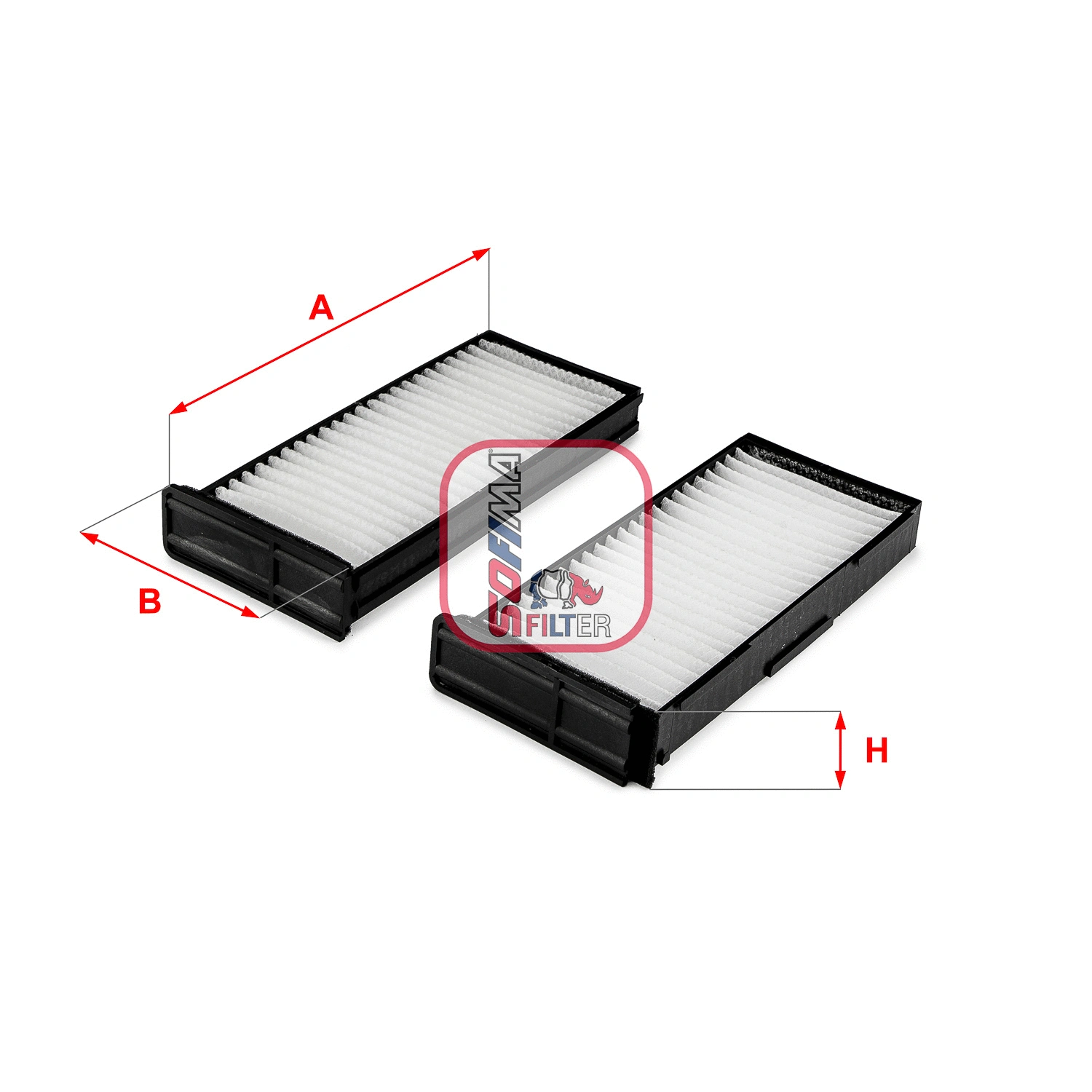Filtre, air de l'habitacle SOFIMA S 3338 C