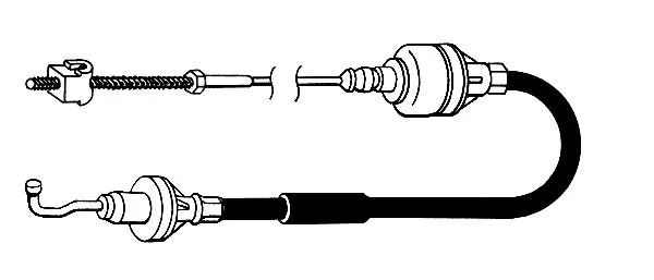 Tirette à câble, commande d'embrayage CEF OP01152