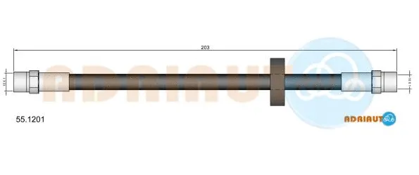 Flexible de frein ADRIAUTO 55.1201