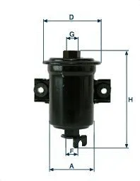 Filtre à carburant UNIFLUX FILTERS XB74