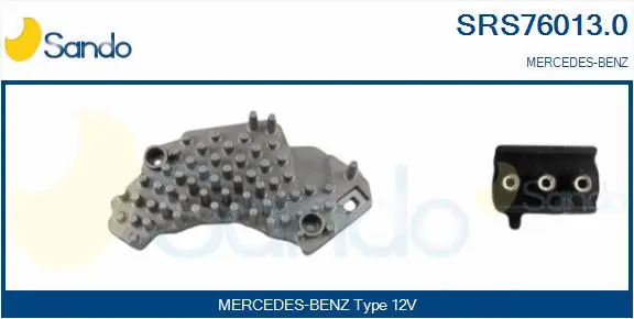 Résistance, pulseur d'air habitacle SANDO SRS76013.0