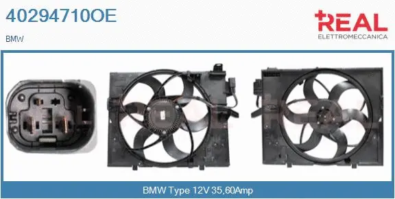 Moteur électrique, ventilateur pour radiateurs REAL 40294710OE
