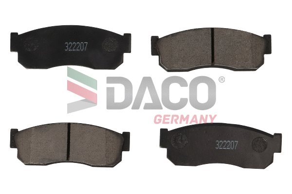 Kit de plaquettes de frein, frein à disque DACO Germany 322207
