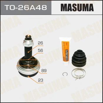 Jeu de joints, arbre de transmission MASUMA TO-26A48