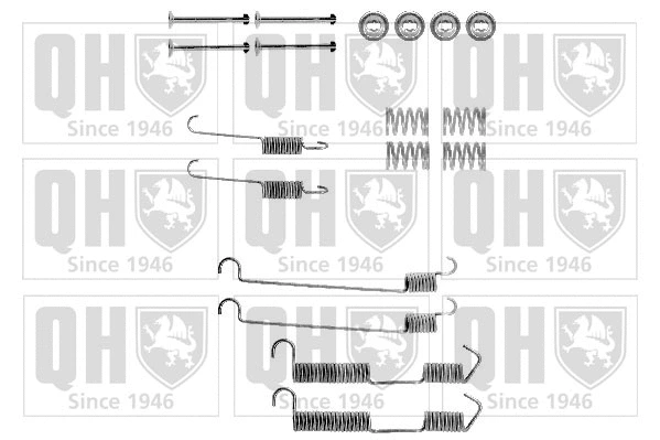 Kit d'accessoires, mâchoire de frein QUINTON HAZELL BFK260