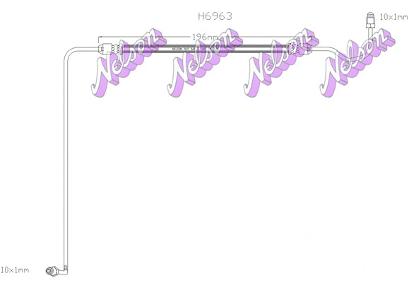 Flexible de frein KAWE H6963