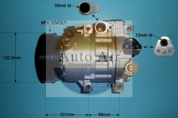 Compresseur, climatisation AUTO AIR GLOUCESTER 14-1513P