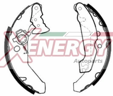 Jeu de mâchoires de frein AP XENERGY X50177