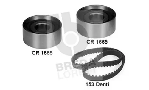 Kit de courroie crantée BREDA LORETT KCD0090