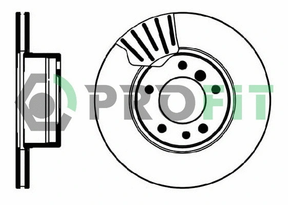 Disque de frein PROFIT 5010-0211